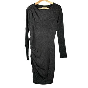 Banana Republic Long Sleeve Knit Crew Neck Knee Length Bodycon Dress Size L